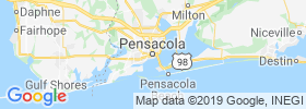 Pensacola map